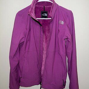 The North Face Women's Ruby Raschel Jacket - size S - Fleece Lined - Purple